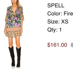 Revo Vibrant Floral Mini Dress